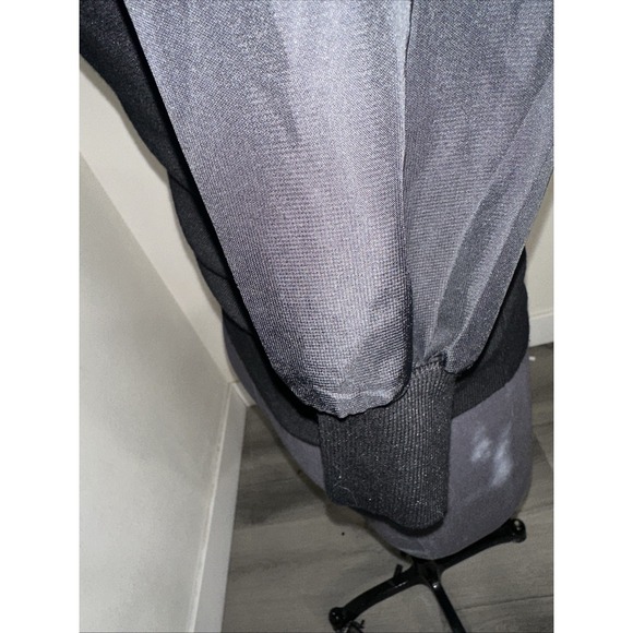 Carmen Marc‎ Valvo Size M Black Square Neck Chiffon Long Sleeve - Picture 7 of 12